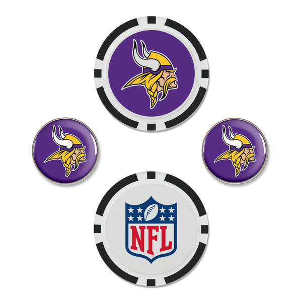 Minnesota Vikings Ball Marker Set of four