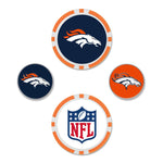 Denver Broncos Ball Marker Set of four