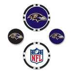 Baltimore Ravens Ball Marker Set of four