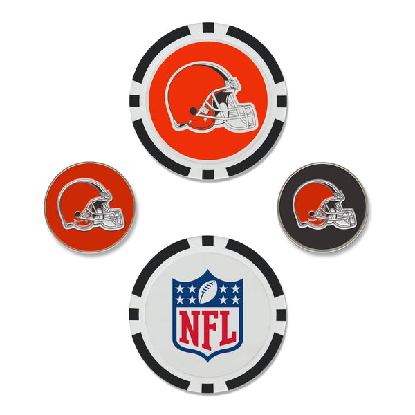 Cleveland Browns Ball Marker Set of four