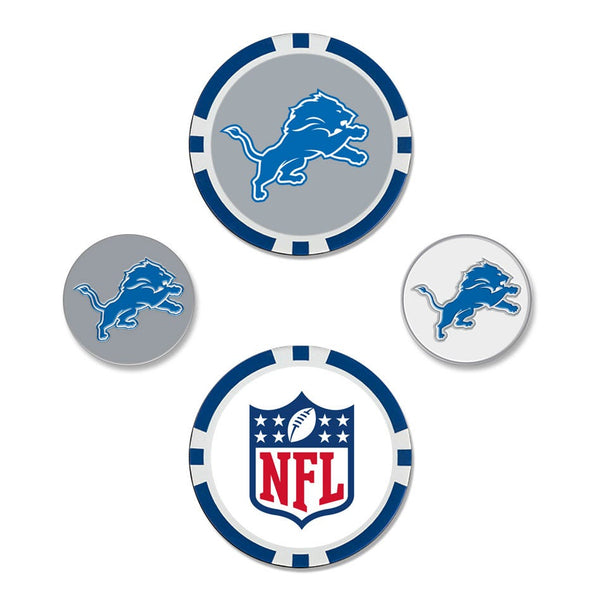 Detroit Lions Ball Marker Set of four