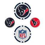 Houston Texans Ball Marker Set of four