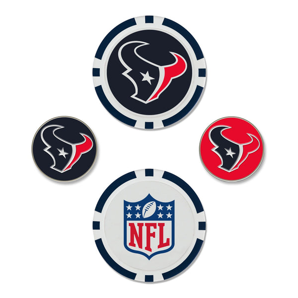 Houston Texans Ball Marker Set of four