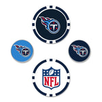 Tennessee Titans Ball Marker Set of four