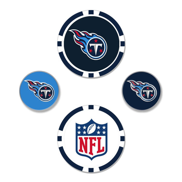 Tennessee Titans Ball Marker Set of four