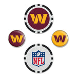 Washington Commanders Ball Marker Set of four