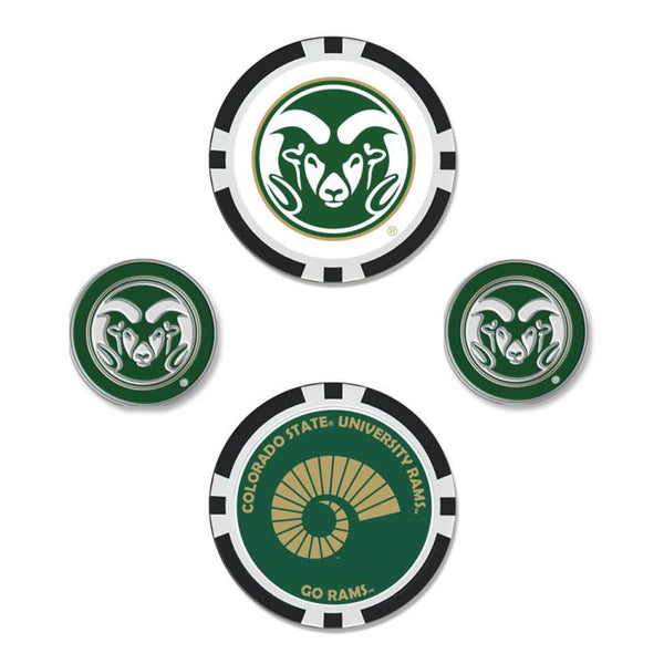 Wholesale-Colorado State Rams Ball Marker Set of four