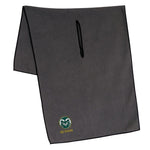 Wholesale-Colorado State Rams Towel - Grey Microfiber 19" x 41"