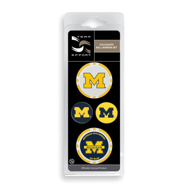 Wholesale-Michigan Wolverines Ball Marker Set of four