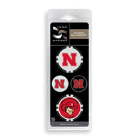 Wholesale-Nebraska Cornhuskers Ball Marker Set of four