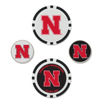 Wholesale-Nebraska Cornhuskers Ball Marker Set of four