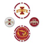 Wholesale-Iowa State Cyclones Ball Marker Set of four