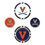 Wholesale-Virginia Cavaliers Ball Marker Set of four