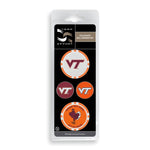 Wholesale-Virginia Tech Hokies Ball Marker Set of four