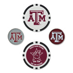 Texas A&M Aggies Ball Marker Set of four