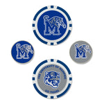 Memphis Tigers Ball Marker Set of four