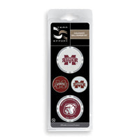 Wholesale-Mississippi State Bulldogs Ball Marker Set of four