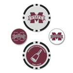 Mississippi State Bulldogs Ball Marker Set of four