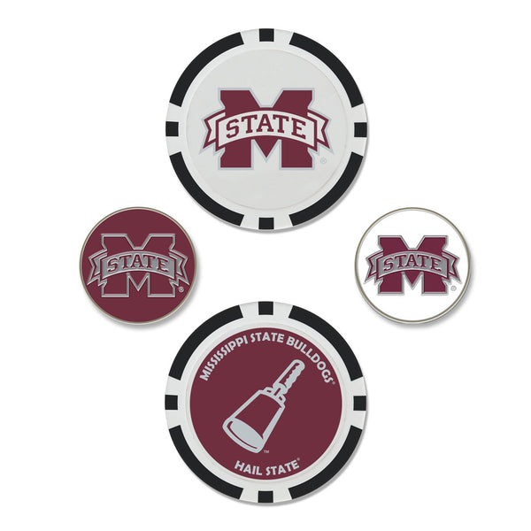 Mississippi State Bulldogs Ball Marker Set of four