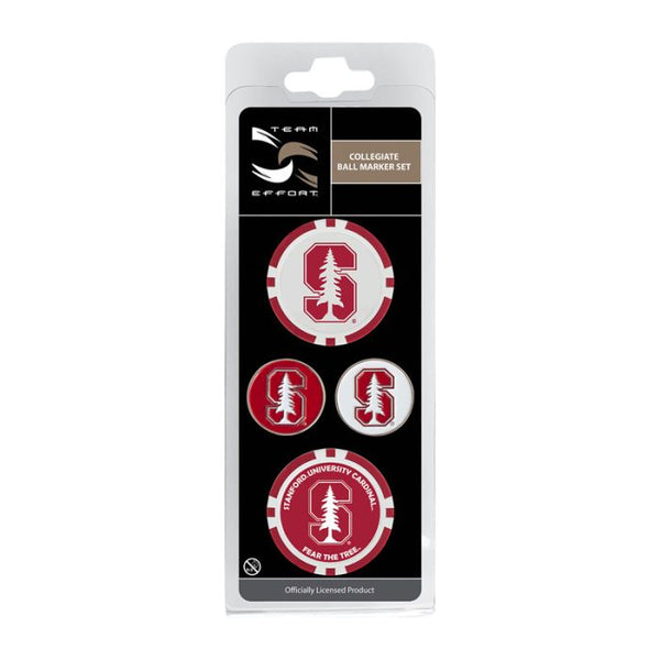 Wholesale-Stanford Cardinal Ball Marker Set of four