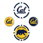 Wholesale-California Golden Bears Ball Marker Set of four