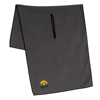 Wholesale-Iowa Hawkeyes Towel - Grey Microfiber 19" x 41"