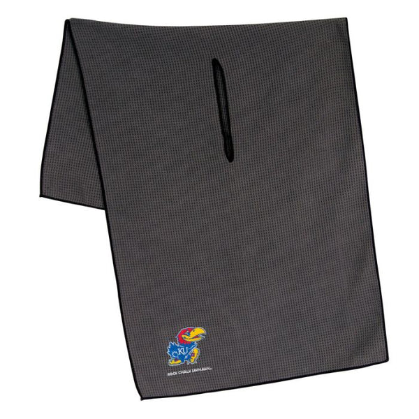 Wholesale-Kansas Jayhawks Towel - Grey Microfiber 19" x 41"