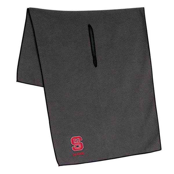 Wholesale-NC State Wolfpack Towel - Grey Microfiber 19" x 41"