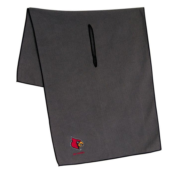 Wholesale-Louisville Cardinals Towel - Grey Microfiber 19" x 41"