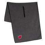 Wholesale-Wisconsin Badgers Towel - Grey Microfiber 19" x 41"