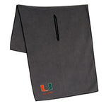 Wholesale-Miami Hurricanes Towel - Grey Microfiber 19" x 41"