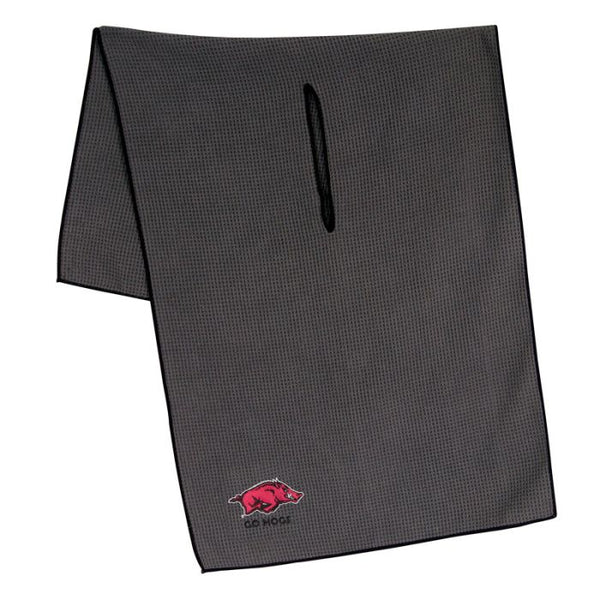 Wholesale-Arkansas Razorbacks Towel - Grey Microfiber 19" x 41"