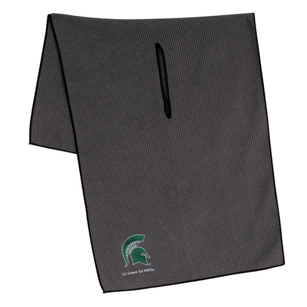 Wholesale-Michigan State Spartans Towel - Grey Microfiber 19" x 41"