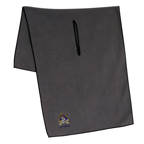 Wholesale-East Carolina Pirates Towel - Grey Microfiber 19" x 41"