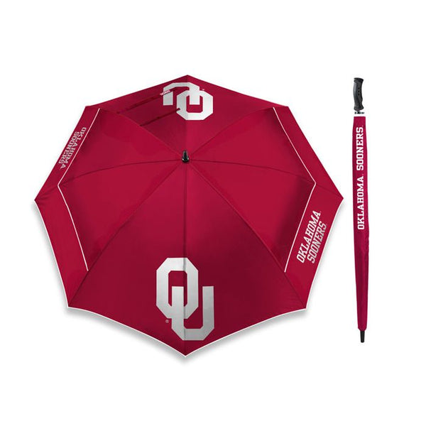 Wholesale-Oklahoma Sooners NEW LOGO Umbrellas Windsheer 62"