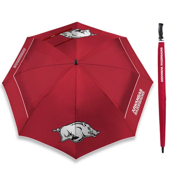 Arkansas Razorbacks Umbrellas Windsheer 62"