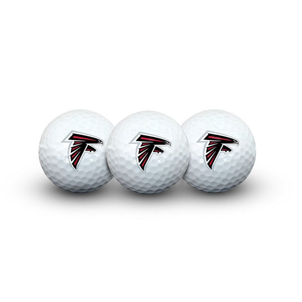 Atlanta Falcons 3 Golf Balls In Clamshell