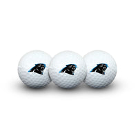 Carolina Panthers 3 Golf Balls In Clamshell