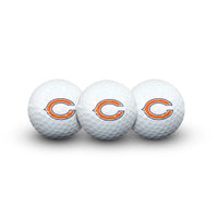 Chicago Bears 3 Golf Balls In Clamshell