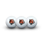 Cincinnati Bengals 3 Golf Balls In Clamshell