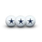 Dallas Cowboys 3 Golf Balls In Clamshell