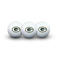 Green Bay Packers 3 Golf Balls In Clamshell