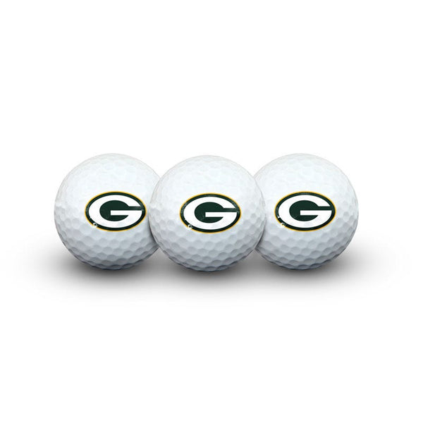 Green Bay Packers 3 Golf Balls In Clamshell