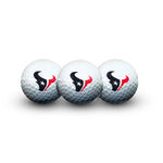 Houston Texans 3 Golf Balls In Clamshell