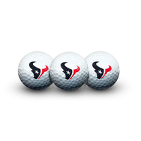 Houston Texans 3 Golf Balls In Clamshell