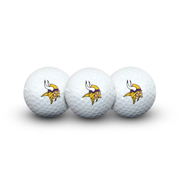 Minnesota Vikings 3 Golf Balls In Clamshell