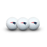 New England Patriots 3 Golf Balls In Clamshell