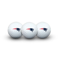 New England Patriots 3 Golf Balls In Clamshell
