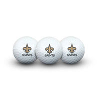 New Orleans Saints 3 Golf Balls In Clamshell