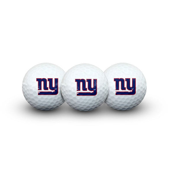 New York Giants 3 Golf Balls In Clamshell
